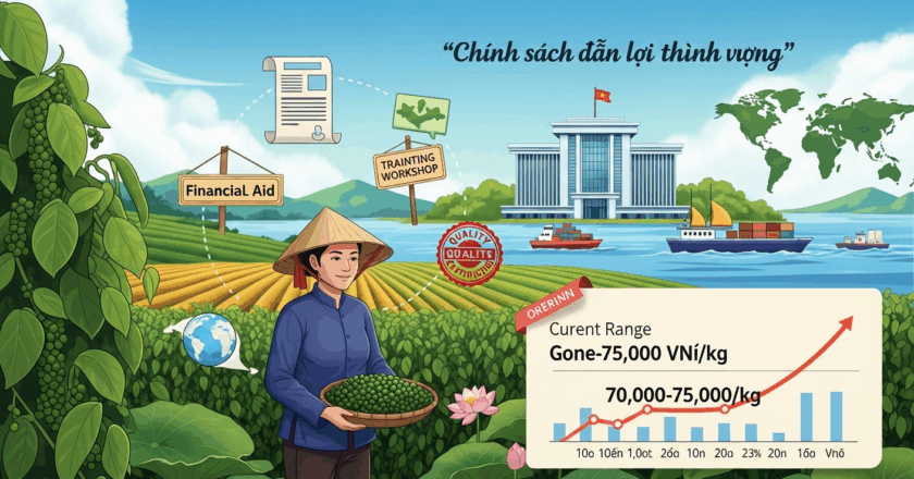 Xu hướng giá hồ tiêu Việt Nam: Cơ hội và thách thức