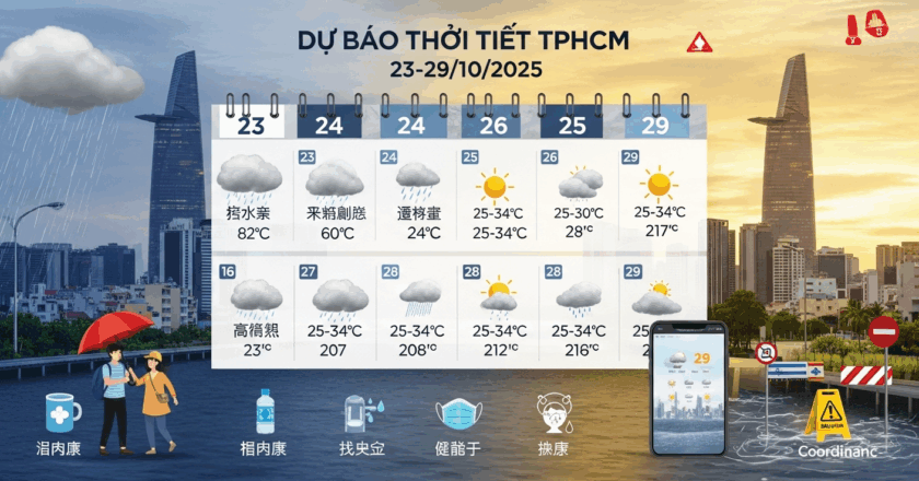 Dự Báo Thời Tiết TPHCM Hàng Tuần: Cập Nhật Chi Tiết