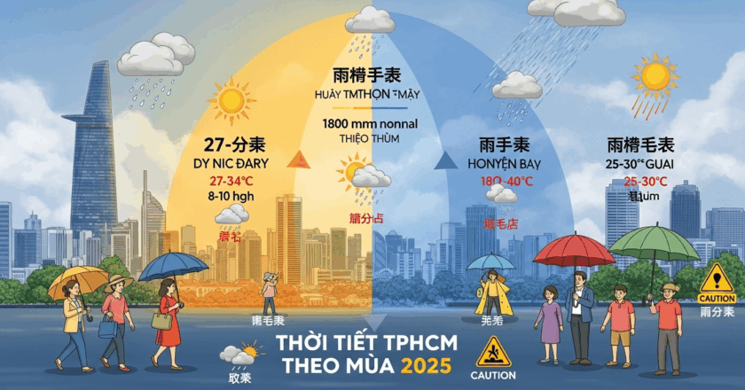 Tổng Quan và Dự Báo Thời Tiết Theo Mùa tại TP.HCM: Chuẩn Bị cho Mọi Điều Kiện Khí Hậu