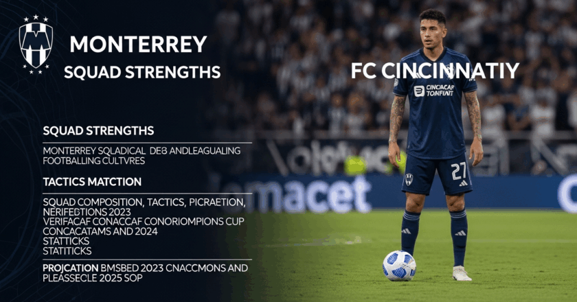 So sánh sức mạnh đội hình Monterrey và Cincinnati