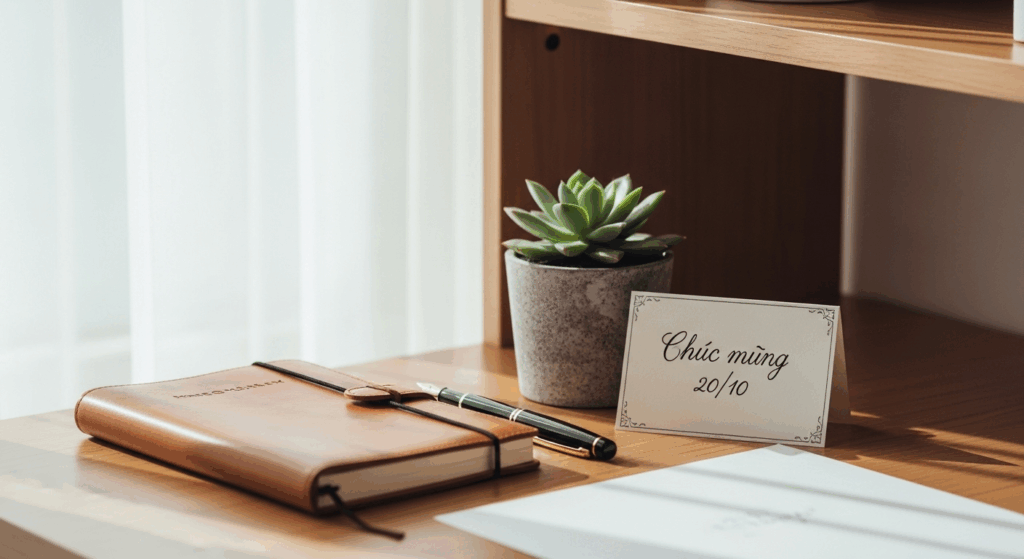 Gửi gắm lời chúc và quà tặng tinh tế trong ngày 20/10.