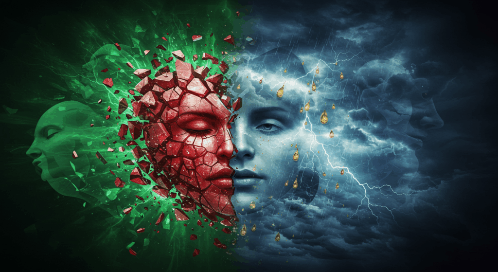 Biểu tượng cho những bí mật vỡ òa và sự rạn nứt trong gió ngang khoảng trời xanh tập 36.